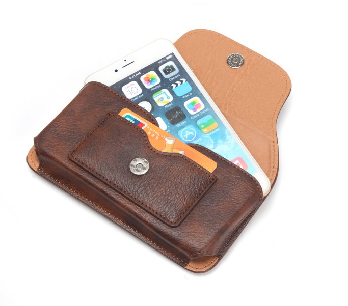 (แนวนอน) กระเป๋า คาดเอว ใส่มือถือ ซอง แนวตั้ง มือถือ ขนาด 5.5 - 6.7 นิ้ว