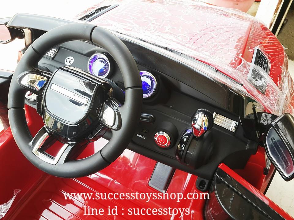 รถแบตเดอรี่เด็กนั่งไฟฟ้า รุ่นSX118 ยี่ห้อ RANGE ROVER 2 แบต 2 มอเตอร์ มี2 สี ขาว / แดง