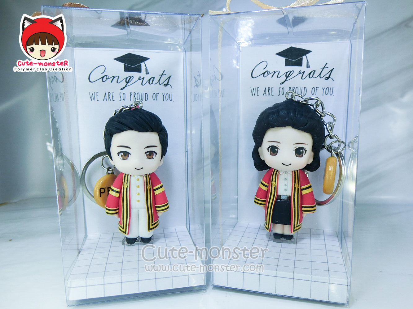 ของขวัญรับปริญญา ตุ๊กตาชุดครุย ม.พระจอมเกล้า