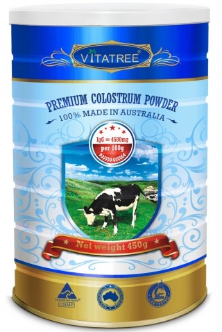 นมโคลอสตรุ้ม ยี่ห้อไวต้าทรี Vitatree Colostrum Milk Powder 4500mg นำเข้าจากออสเตเลีย มีอย.ไทย