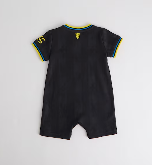 เสื้อเด็กแมนเชสเตอร์ ยูไนเต็ดสำหรับเด็กทารก 2025/26 Baby Third Romper ของแท้
