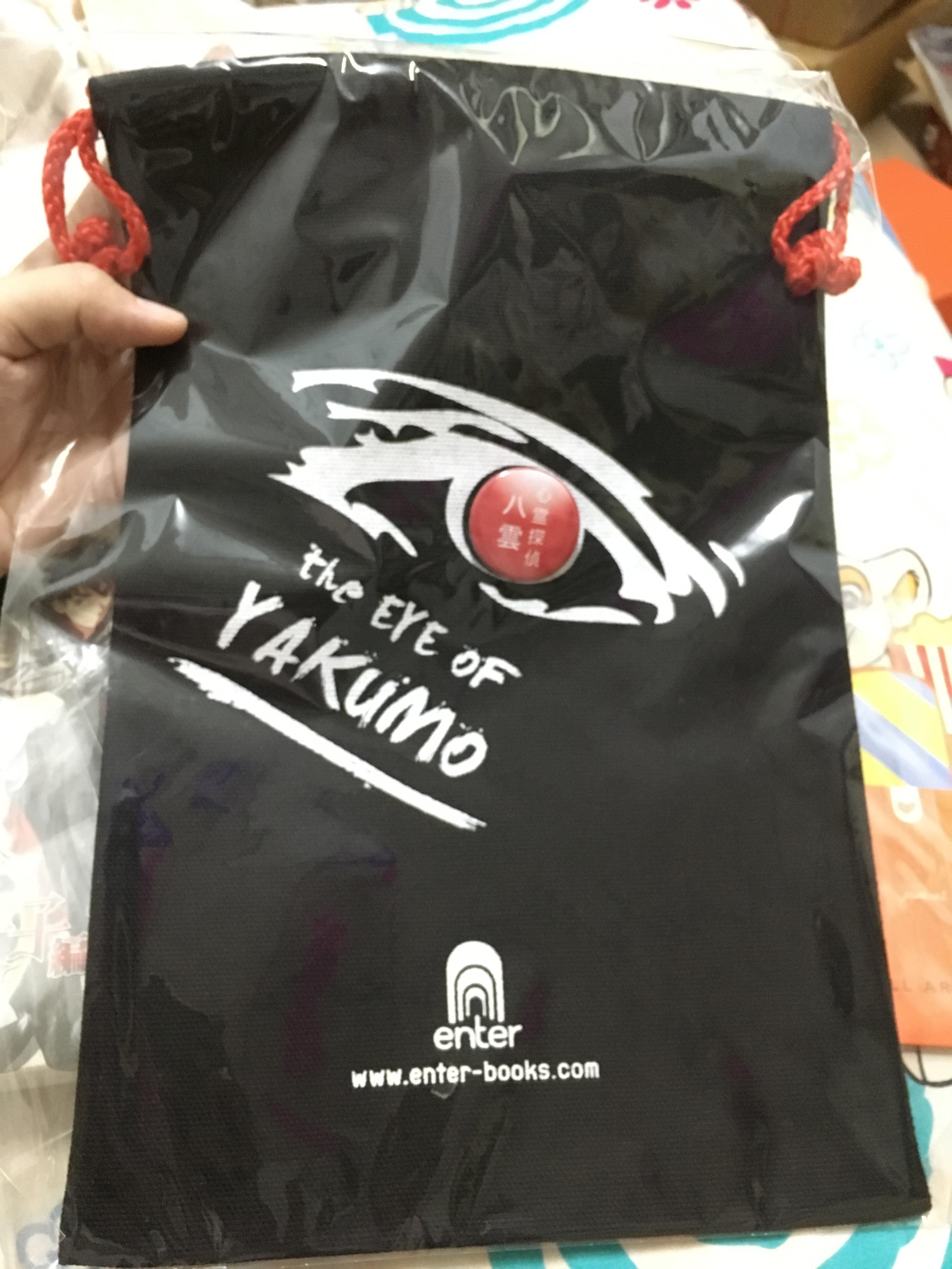 ถุงผ้า+เข็มกลัดยาคุโมะ นักสืบวิญญาณ The Eye of Yakumo