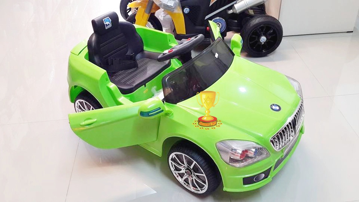 BJ3171G รถแบตเตอรี่เด็กนั่งไฟฟ้า ยี่ห้อ BMW (2มอเตอรฺ์) สีเขียว