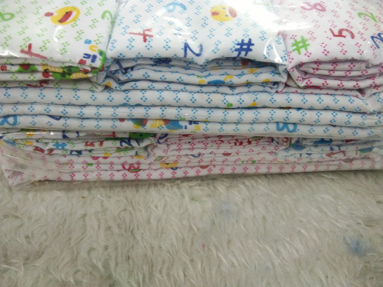 ผ้าอ้อมสาลูขนาด 35*35