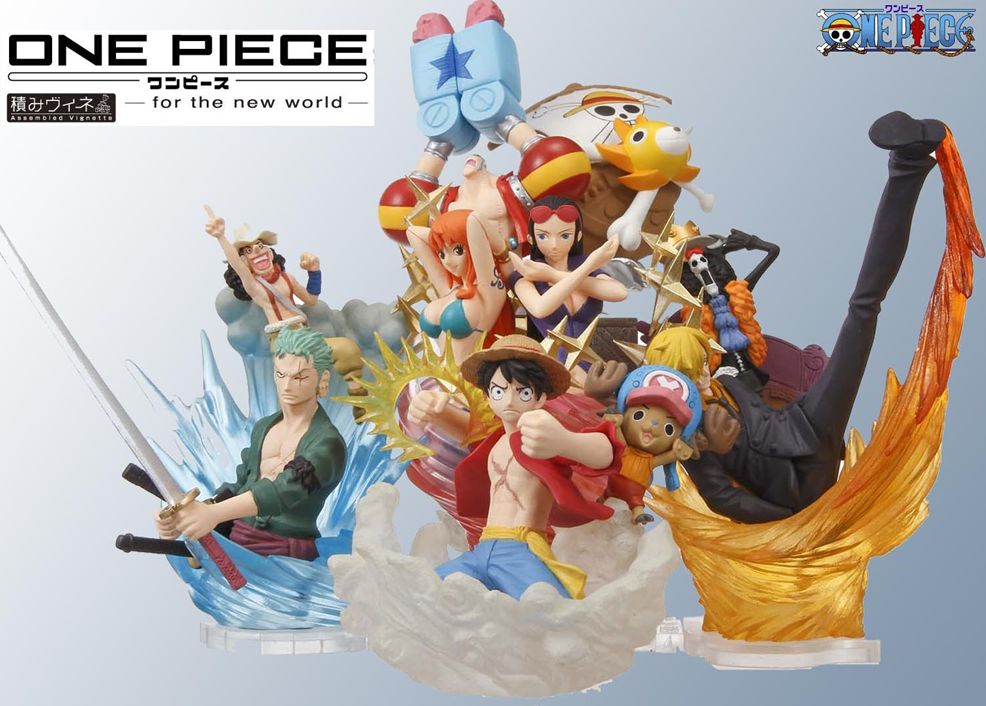 [ขายยกเซต] Bandai Stacking Vignette One Piece - For the New World