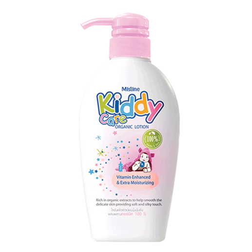 Mistine Kiddy Care ORGANIC LOTION โลชั่นออร์แกนิค คิดดี้ แคร์ ORGANIC 100% ให้ผิวเนียนนุ่ม ชุ่มชื่น อย่างอ่อนโยน