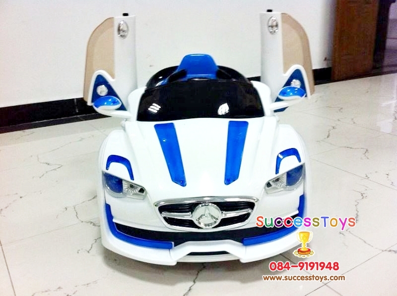 รถแบตเตอรี่เด็กนั่ง รุ่น LN012 เบนซ์ปีกนก 2 มอเตอร์ มี 4 สี แดง ขาว เขียว ม่วง