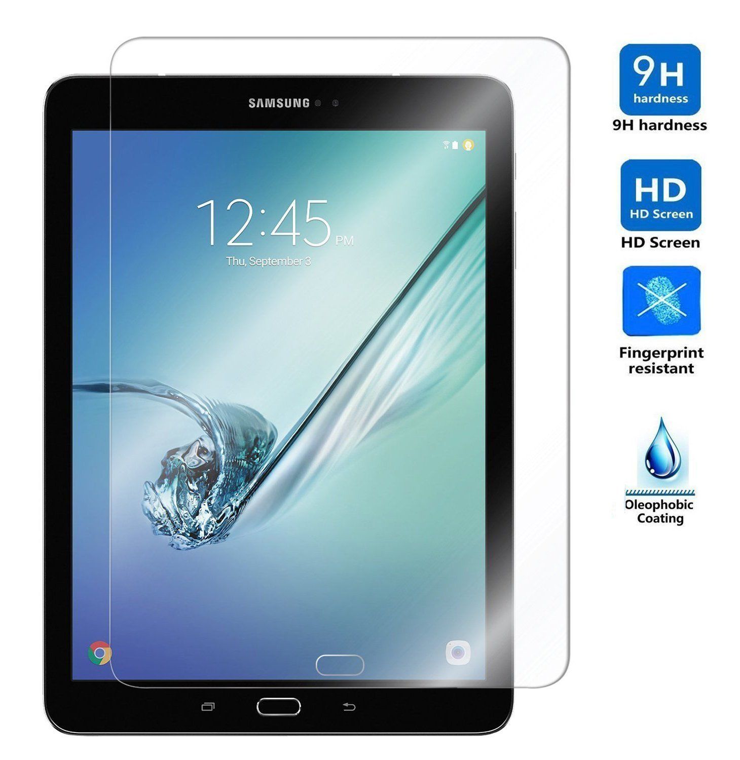 กระจกนิรภัยแบบใส Samsung Galaxy Tab S3 T825