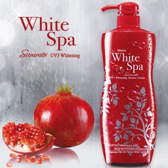 *พร้อมส่ง* Mistine White Spa Summer Shower Cream ครีมอาบน้ำกลิ่นหอมสดชื่น จากทับทิมสเปน