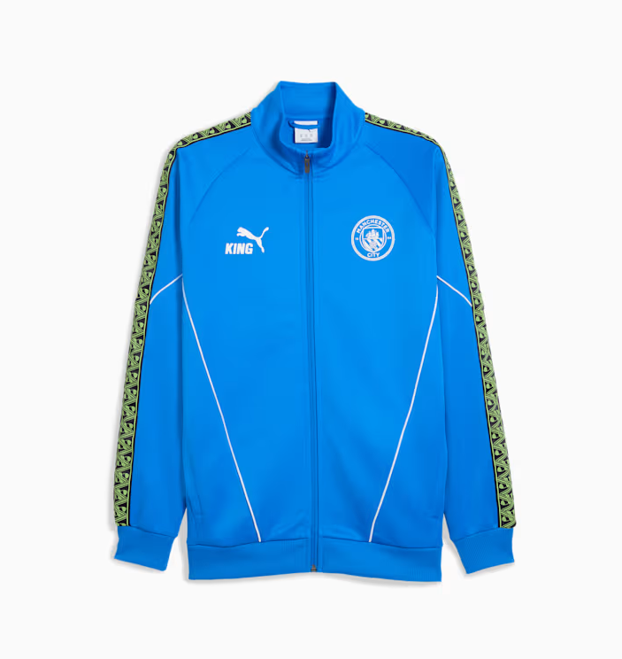 เสื้อแจ็คเก็ตแมนเชสเตอร์ ซิตี้ KING Anthem สีน้ำเงินของแท้