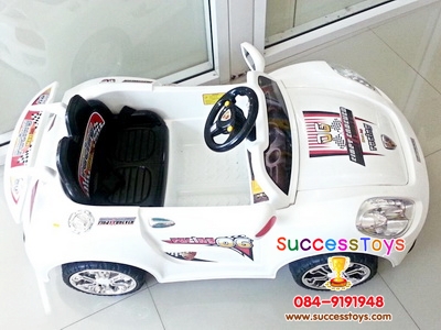 รถแบตเตอรี่เด็กนั่งไฟฟ้า รุ่น LN5501 รถปอร์เช่ มี 4 สี ขาว เหลือง แดง ดำ