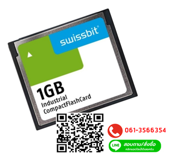 SFCF1024H3BK2SA-I-M0-513-STD,Swissbit, 1GB, Industrial Compact Flash Card,C-350,CompactFlash,CF Card