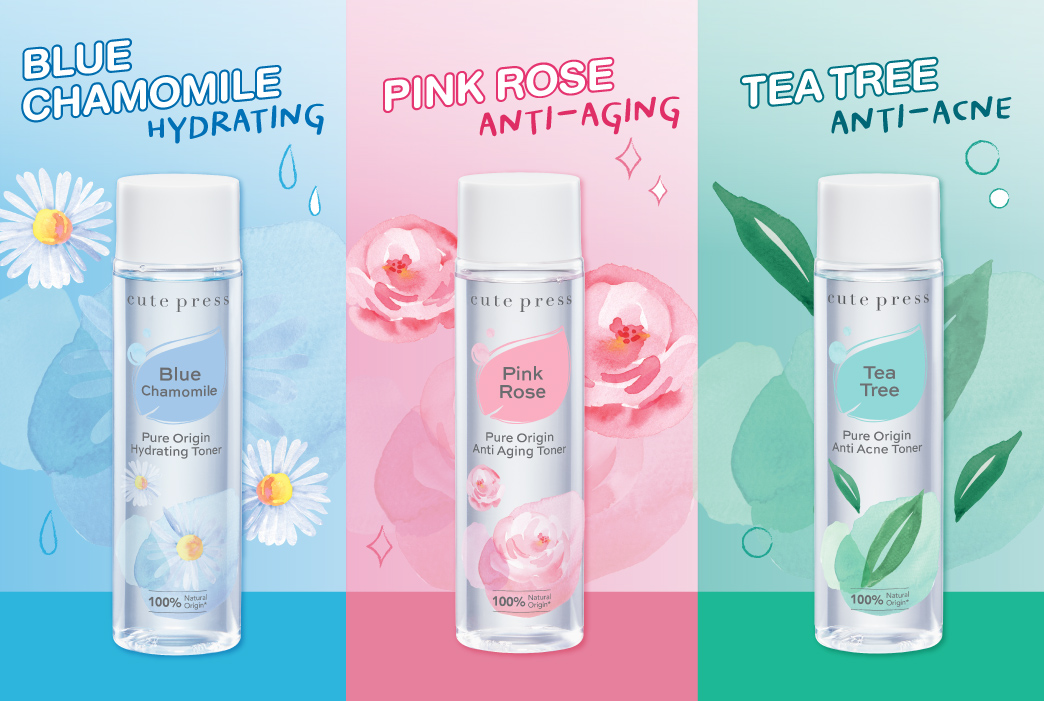 Cutepress Pure Origin Toner เพียว ออริจิน โทนเนอร์