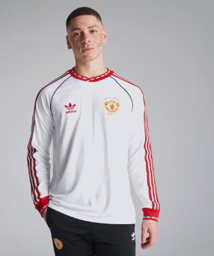 เสื้อแมนเชสเตอร์ ยูไนเต็ด Bring Back 1991 Away แขนยาวของแท้