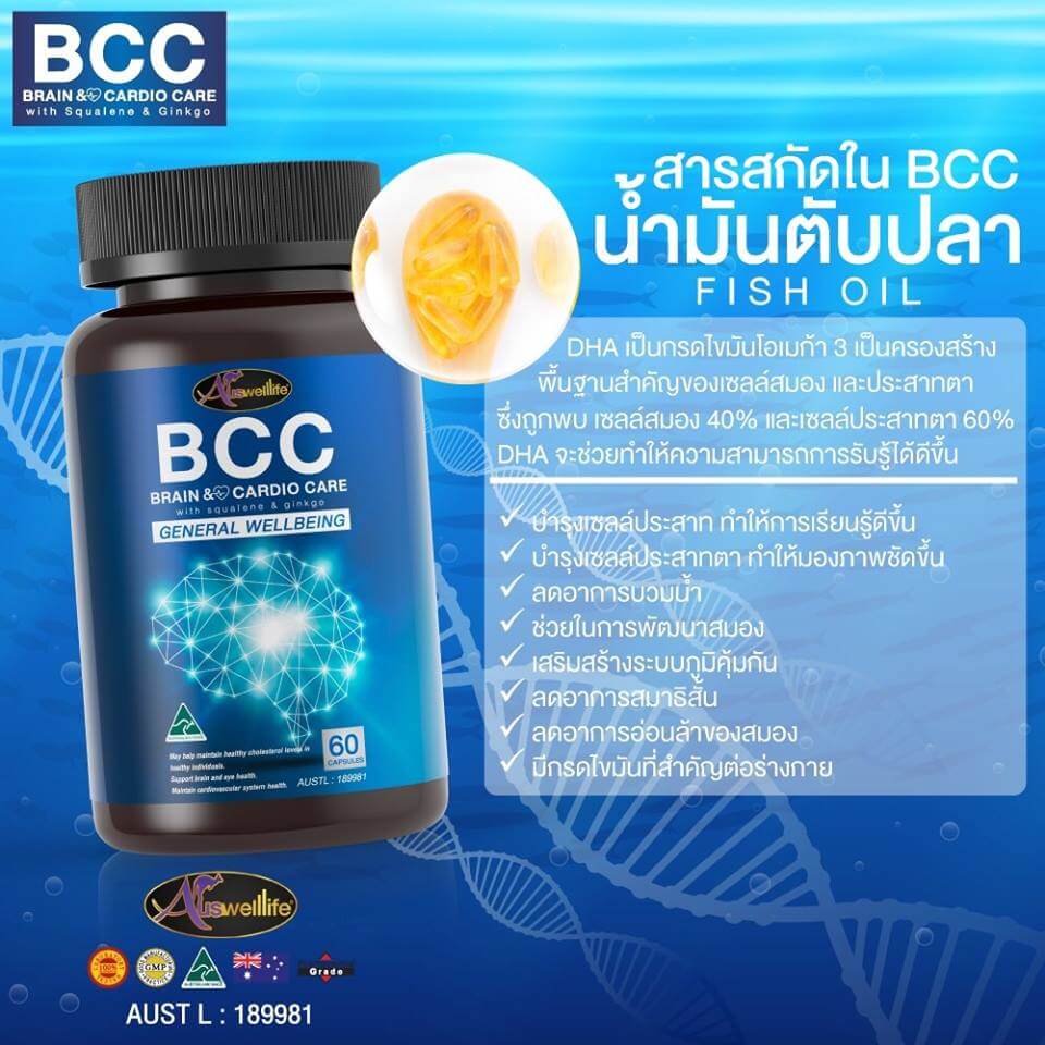 Brain Cardio Care บำรุงสมอง หลอดเลือด และหัวใจ จากออสเตรเลีย