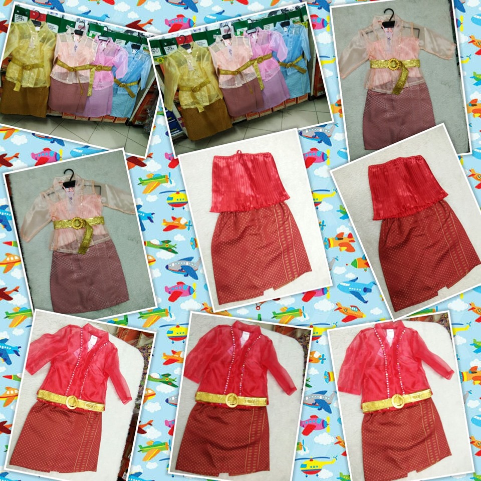 ชุดพม่าเด็กหญิง