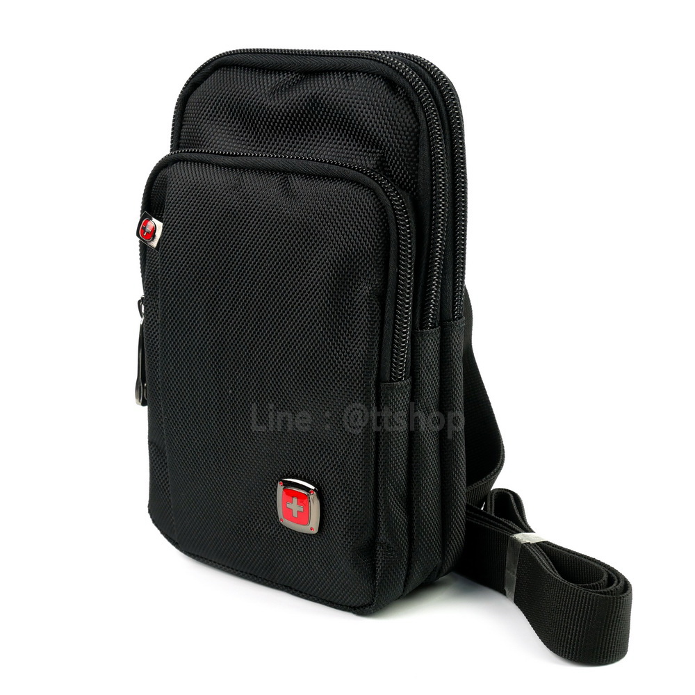 DAKAR กระเป๋าหนังคาดเอว ใบใหญ่ แนวตั้ง ใส่มือถือขนาด 5 - 6.5 นิ้ว (0611)