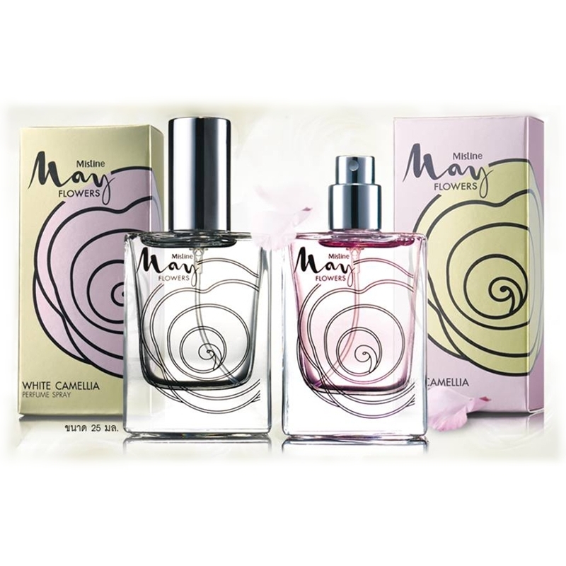 *พร้อมส่ง* Mistine May Flowers Pink White Perfume Spray เมย์ ฟลาวเวอร์ พิงค์ และ ไวท์ คามิเลีย เพอร์ฟูม สเปรย์ 25 มล.