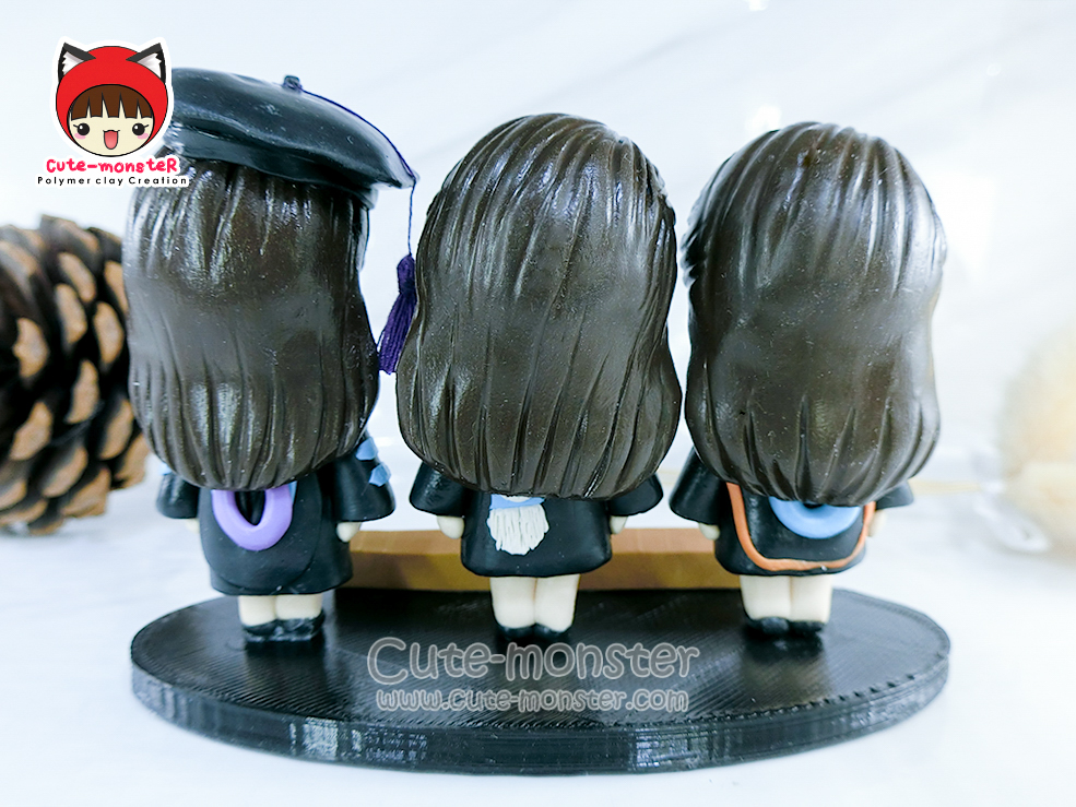 โมเดลตุ๊กตารับปริญญา สูง 2.5"