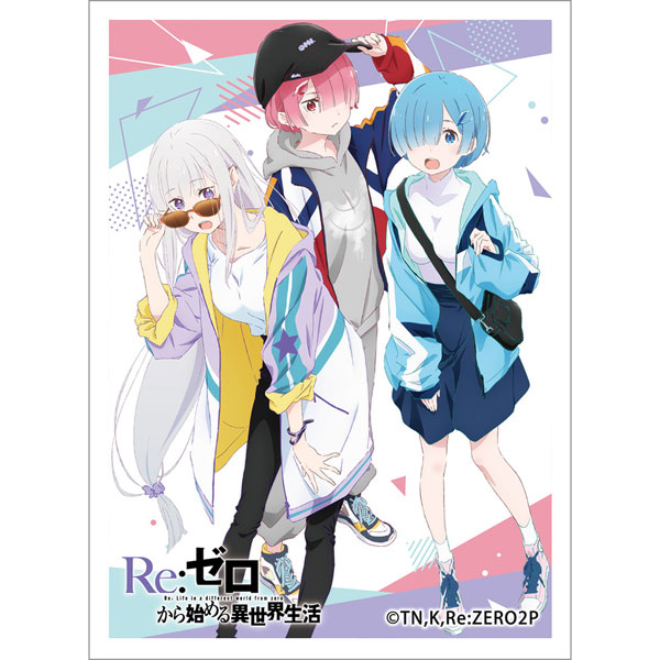 Re:ZERO -Starting Life in Another World- Sleeve (Emilia & Ram & Rem) Pack(65 ซอง)