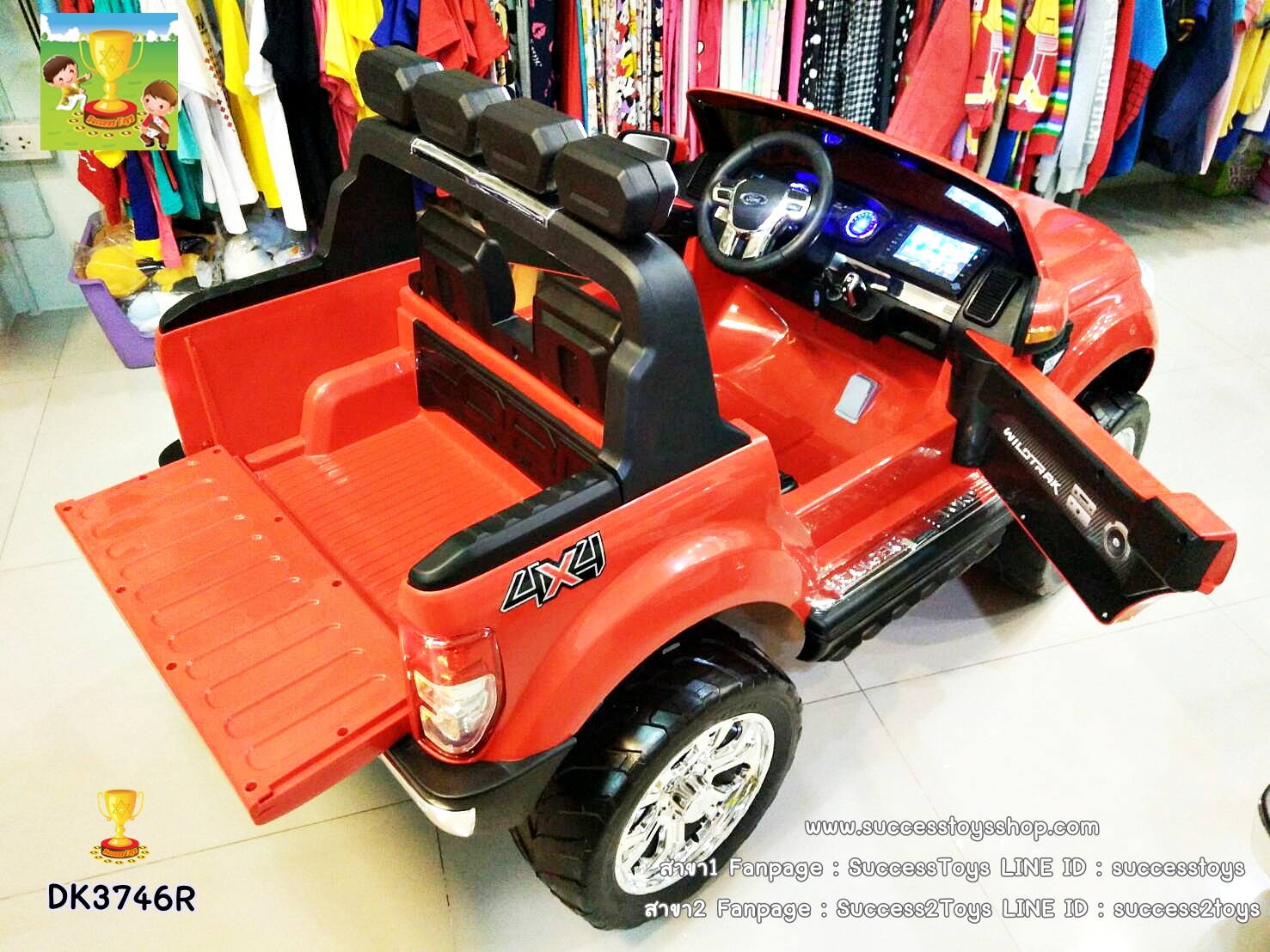 FORD 4W รุ่นใหม่ 4 มอเตอร์ งานลิขสิทธฺ์แท้ มี 4 สี แดง ส้ม ขาว ดำ