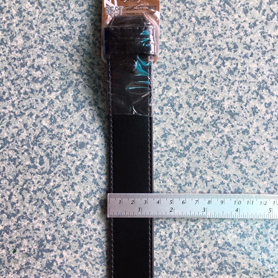 สายเข็มขัดนักเรียน สีดำ หนังPVC ขนาดใหญ่