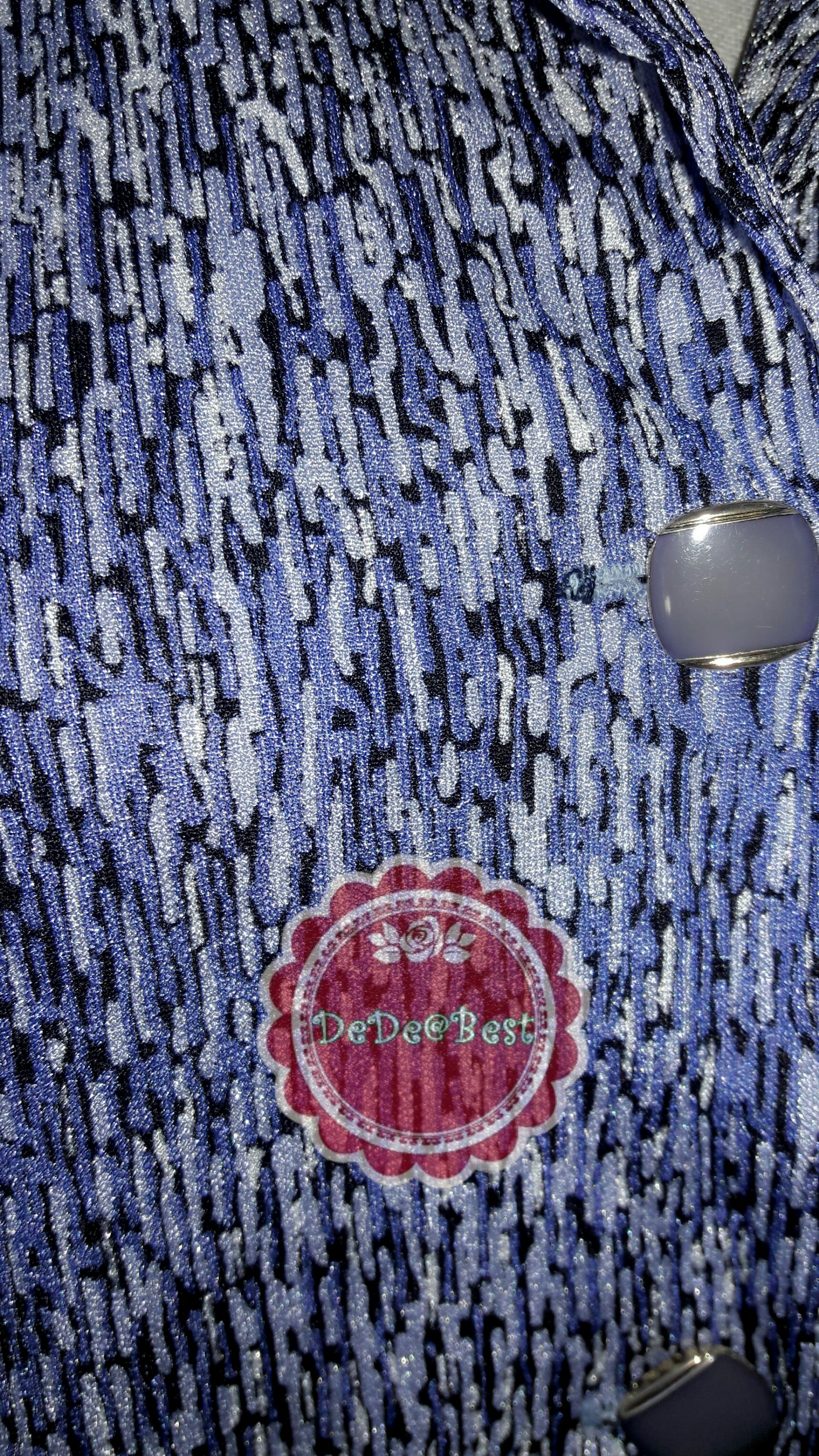 ขายแล้วค่ะ D36:Vintage dress เดรสวินเทจโทนสีน้ำเงิน made in Japan ❤