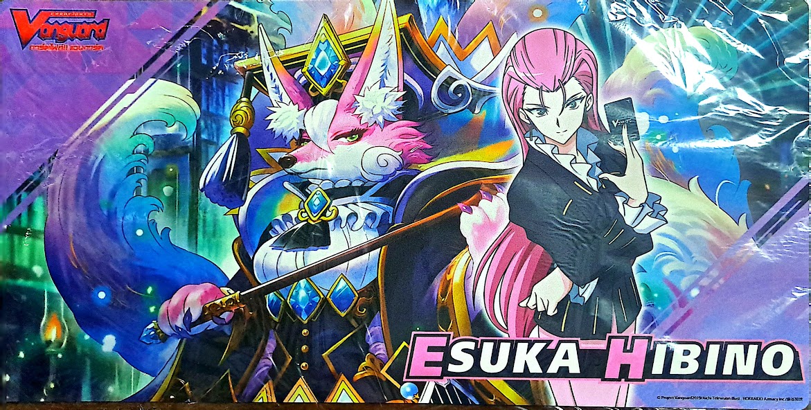 Vanguard V Fighter’s Rubber Play Mat Esuka / แผ่นรองเล่น สนามเล่นการ์ดแบบยาง ลายแวนการ์ดวี อิชูกะ