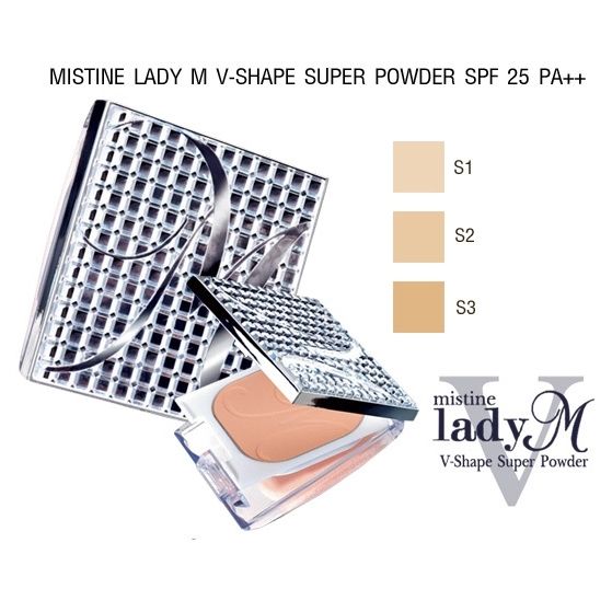 *พร้อมส่ง* Mistine Lady M V-Shape SPF25 PA++ แป้งหน้าเรียว เลดี้ เอ็ม V-เชพ นำเข้าจากเกาหลี