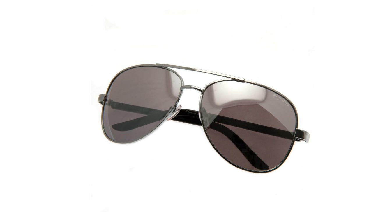 แว่นตากันแดดแมนเชสเตอร์ ซิตี้ aviator style มีถุงตราสโมสรของแท้
