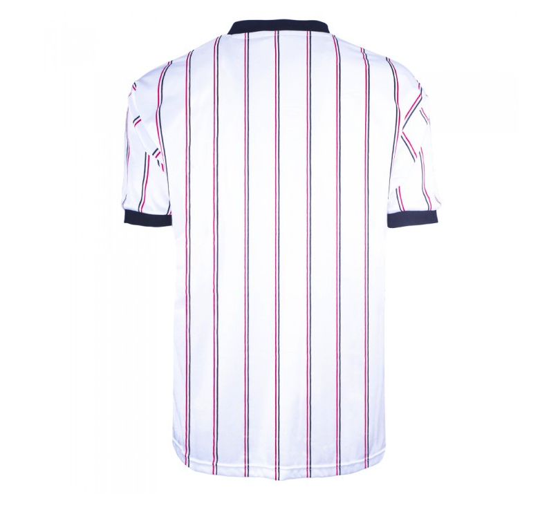 เสื้อเรทโรย้อนยุคแมนเชสเตอร์ ซิตี้ 1982 Away Retro Football ของแท้
