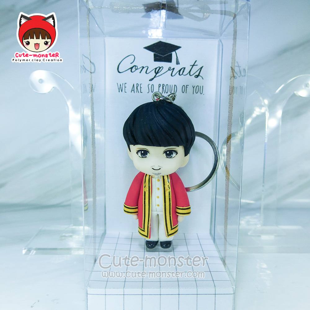 ตุ๊กตารับปริญญา สวมชุดครุย ม.พระจอมเกล้า