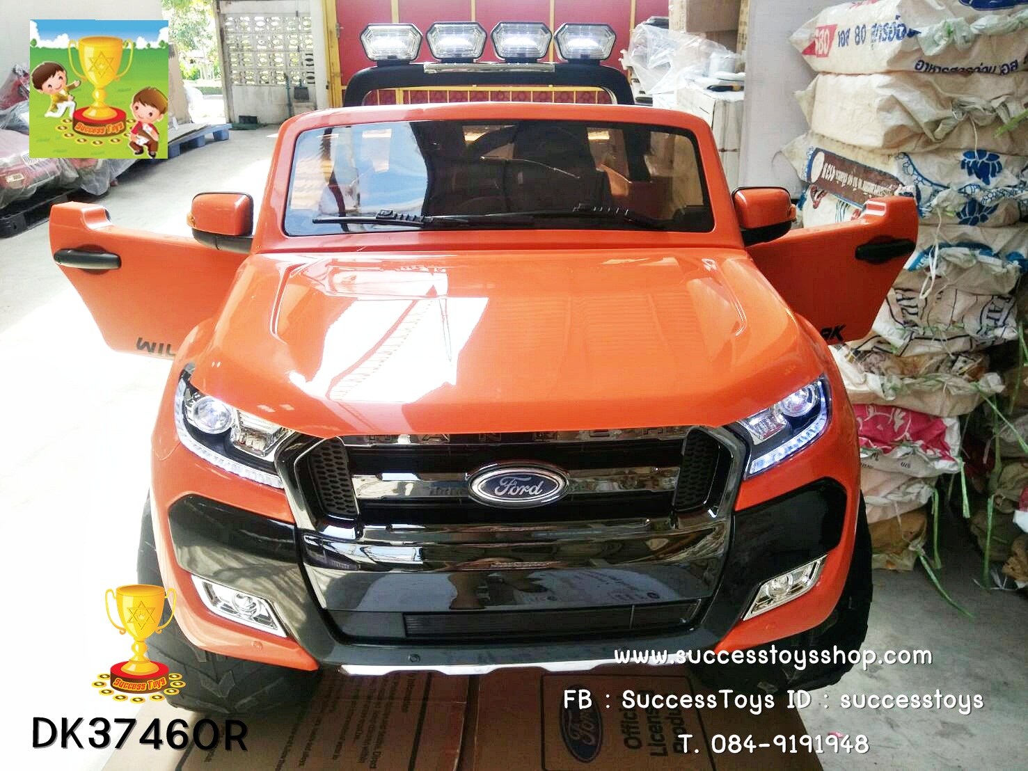 FORD 4W รุ่นใหม่ 4 มอเตอร์ งานลิขสิทธฺ์แท้ มี 4 สี แดง ส้ม ขาว ดำ