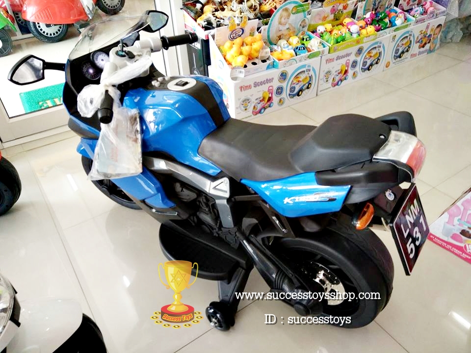มอเตอร์ไซด์เด็กนั่งไฟฟ้า ยี่ห้อ BMW รุ่น LNM531 (1 มอเตอร์) มี 3 สี แดง ขาว น้ำเงิน