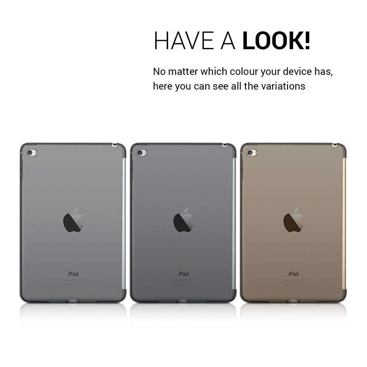 TPU ว้าวด้านข้าง ครอบหลัง เคส iPad mini 4