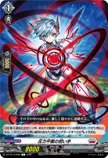 DZ-BT10/089 Bearer of pressure equilibrium C