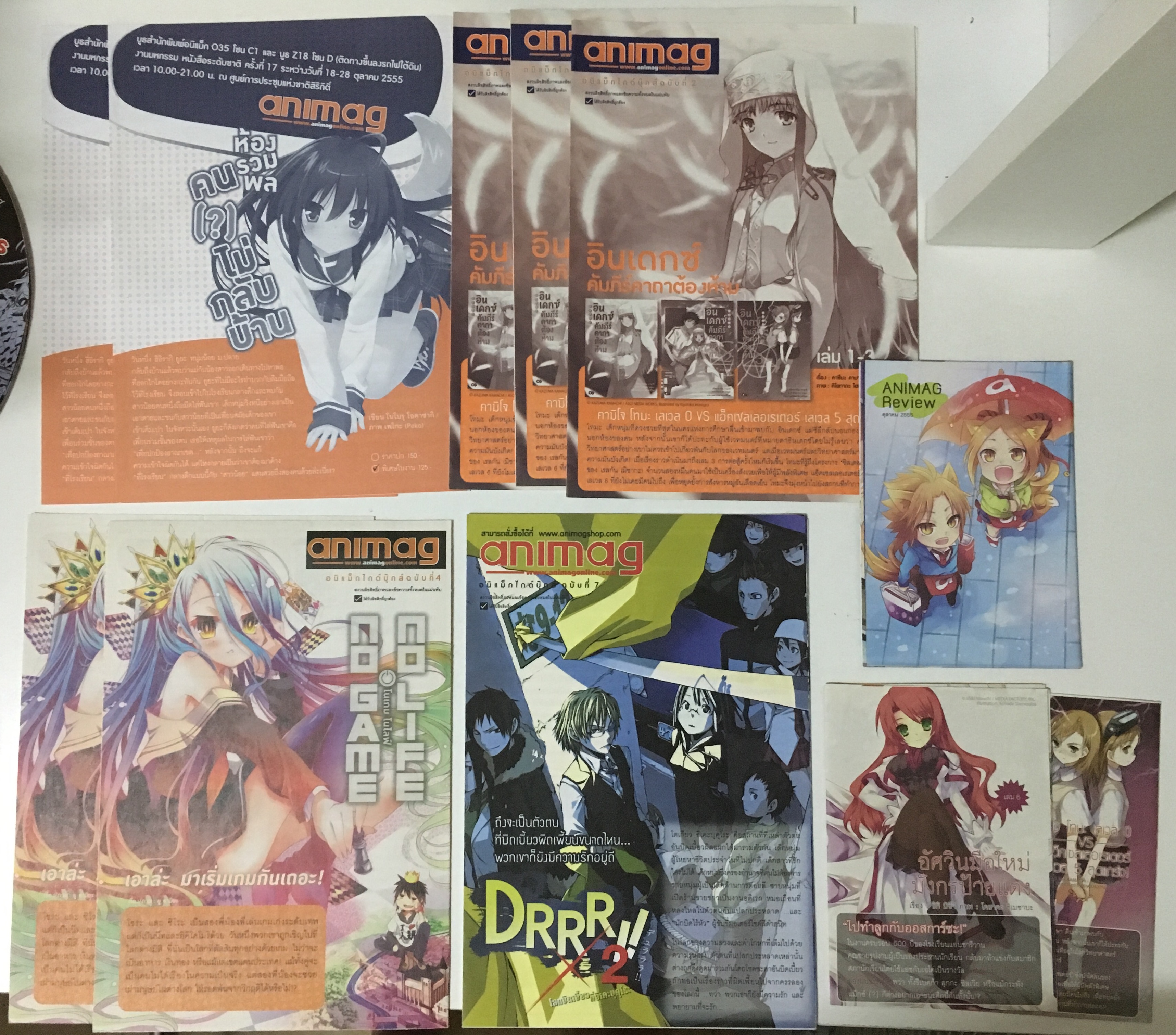 แผ่นพับงานหนังสือ Animag 11 แผ่น