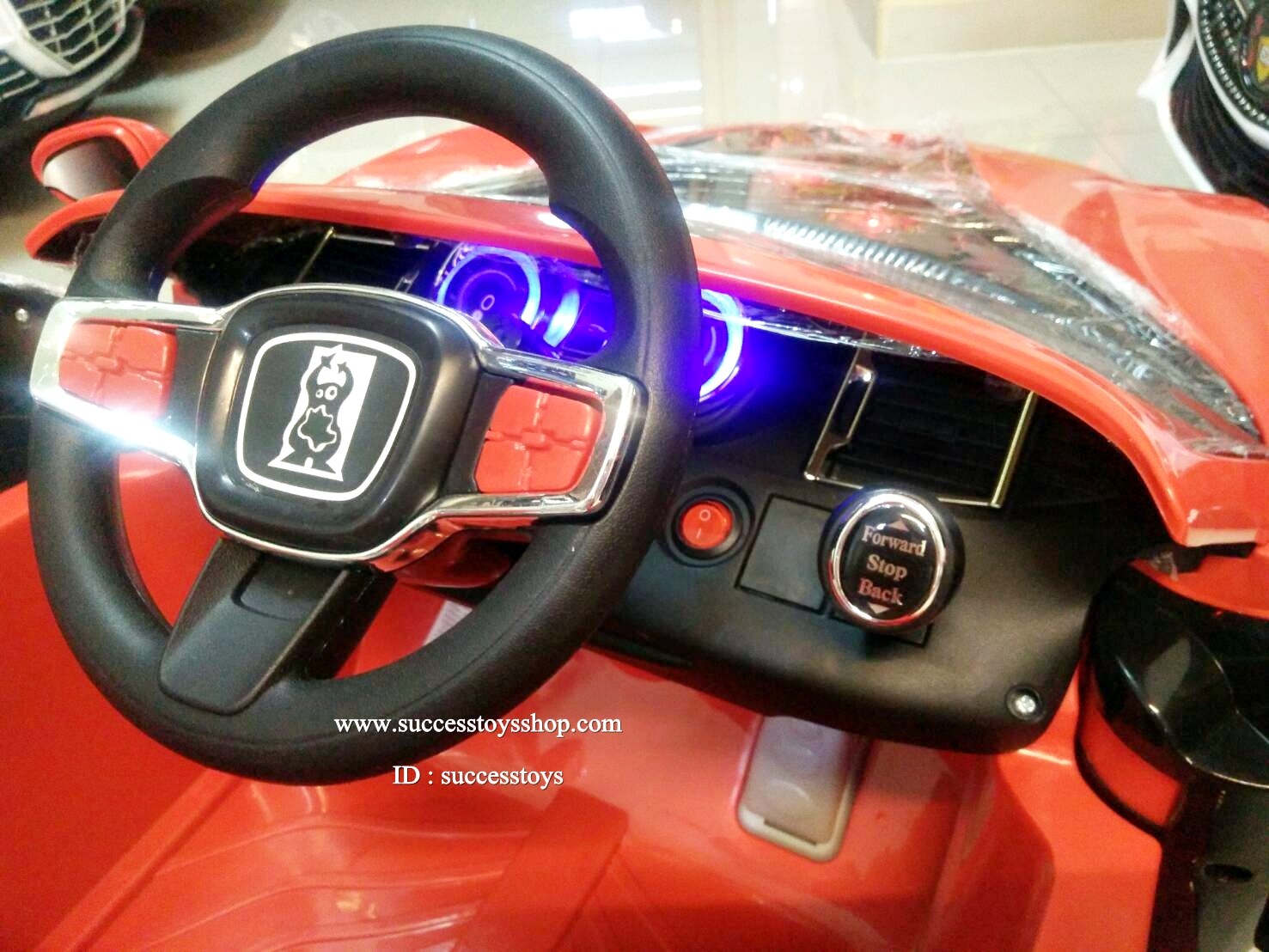 LN1668R รถแบตเตอรี่เด็กนั่ง BMW สีแดง