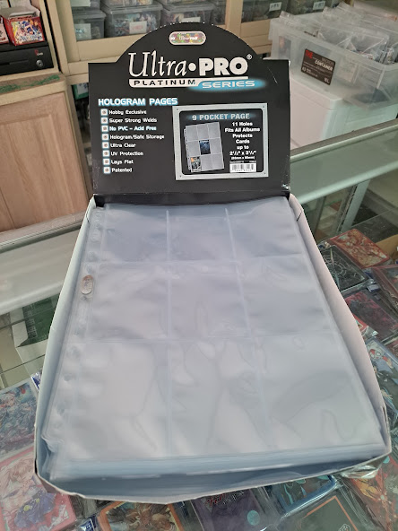 ไส้แฟ้ม ใส่การ์ด ยีห้อ Ultra Pro Platinum Series 9 ช่อง 1 แผ่น