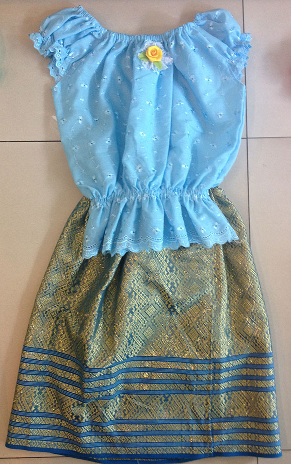 ชุดไทยเด็กหญิง มีหลายสี 3-7 ขวบ