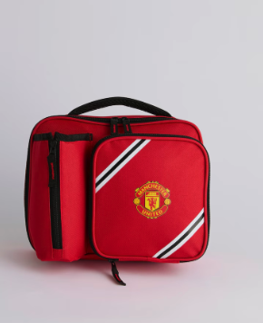 กระเป๋าแมนเชสเตอร์ ยูไนเต็ด Core Stripe Lunchbag With Bottle Holder Red ของแท้