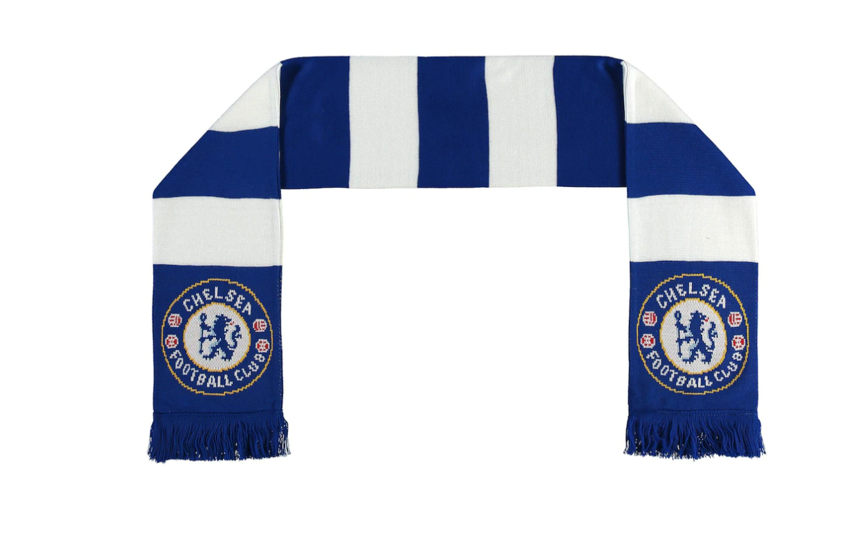ผ้าพันคอเชลซี Striped Crest Bar ของแท้