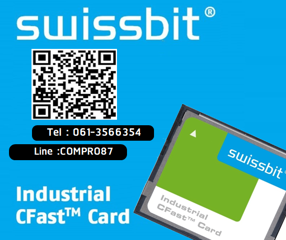 Swissbit,CFAST Card,16GB, Industrial Grade,Industrial Temp,for Industrial Machine