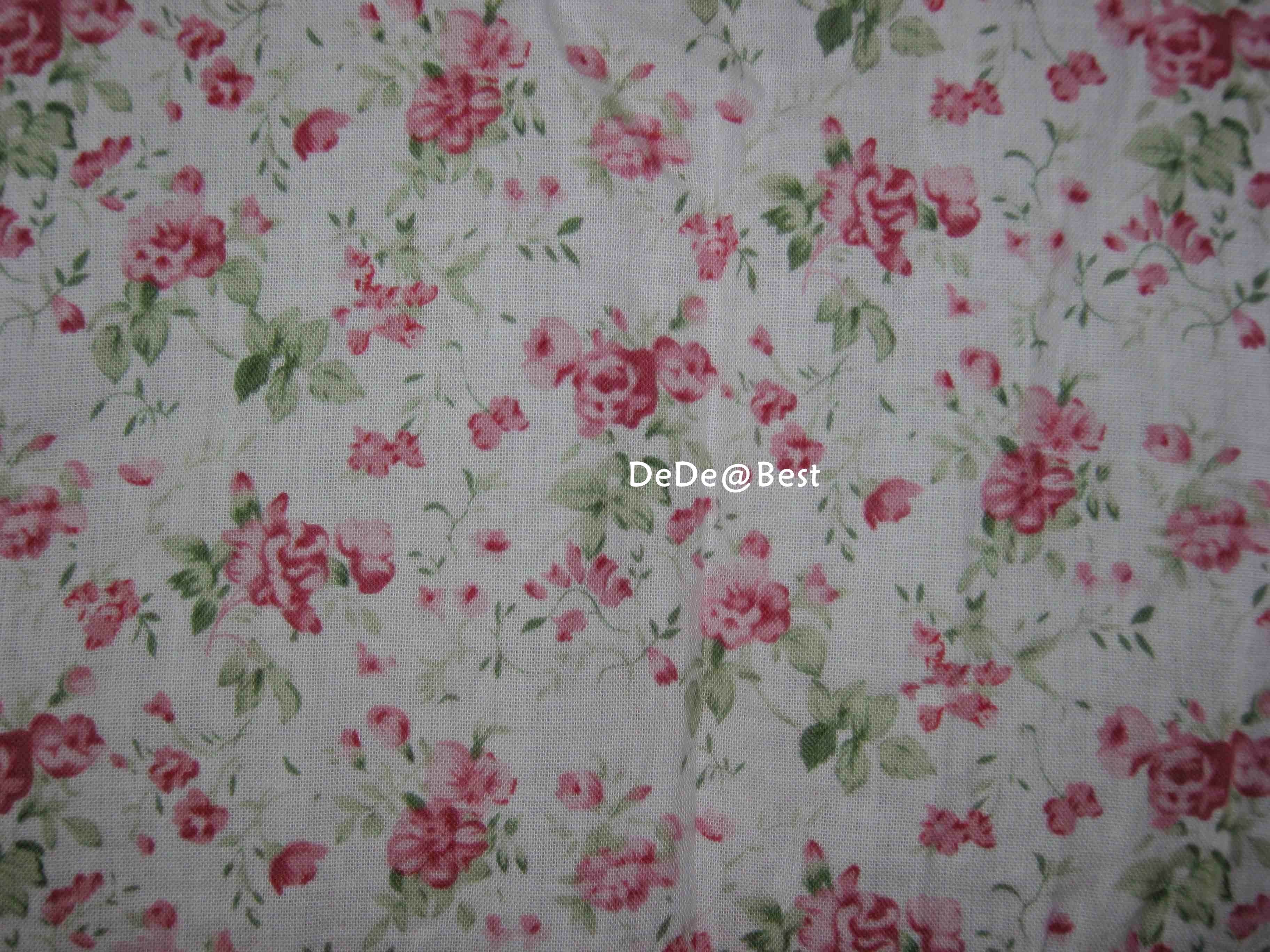 แถมให้คุณPum ค่ะ T20:2nd hand top เสื้อเชิ้ตสีชมพูลายดอกกุหลาบจิ๋ว ๆ น่ารัก❤