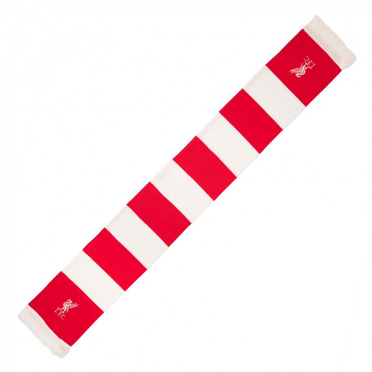 ผ้าพันคอลิเวอร์พูล Red & White Bar Scarf ของแท้