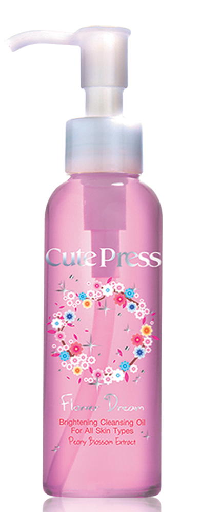 Cute Press Flower Dream Brightening Cleansing Oil ออยล์ใสที่เปลี่ยนเป็นน้ำนม