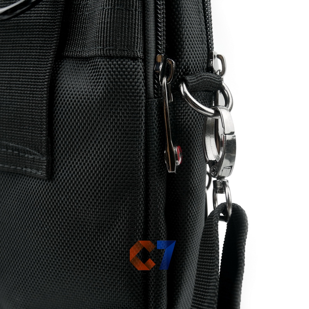 DAKAR กระเป๋าหนังคาดเอว สะพายข้าง ใบใหญ่ แนวตั้ง ใส่มือถือขนาด 5 - 6.7 นิ้ว (0623)