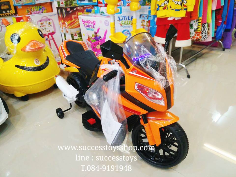 มอเตอร์ไซค์เด็กนั่ง รุ่น CH3145 SUPERBIKE2m สีส้ม