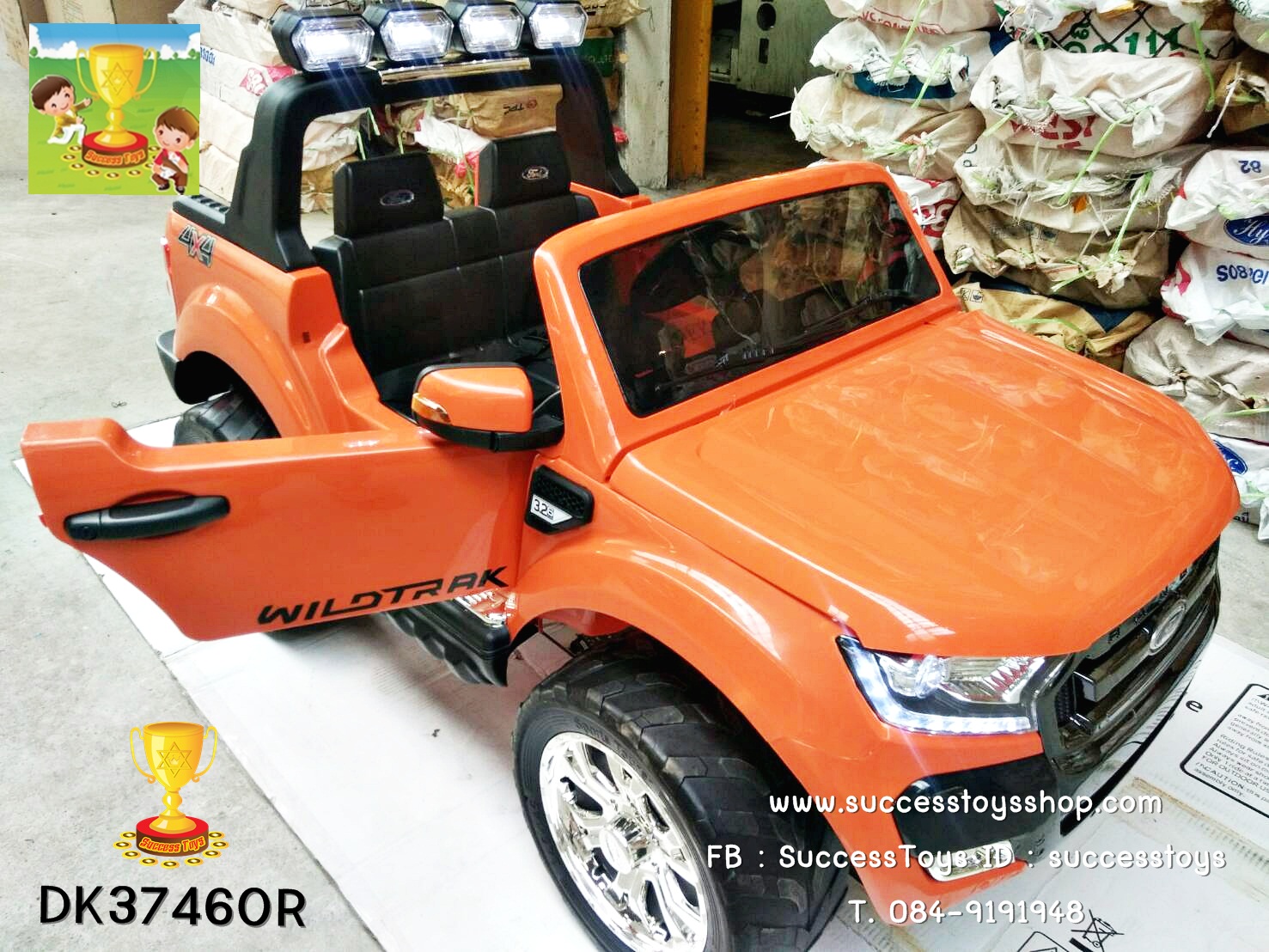 FORD 4W รุ่นใหม่ 4 มอเตอร์ งานลิขสิทธฺ์แท้ มี 4 สี แดง ส้ม ขาว ดำ