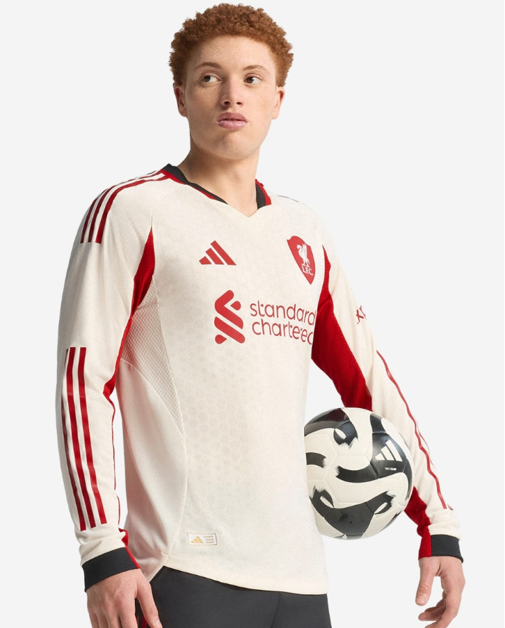 เสื้อแขนยาวลิเวอร์พูล 2025 2026 ทีมเยือน 25/26 Away Match เวอร์ชั่นนักเตะของแท้